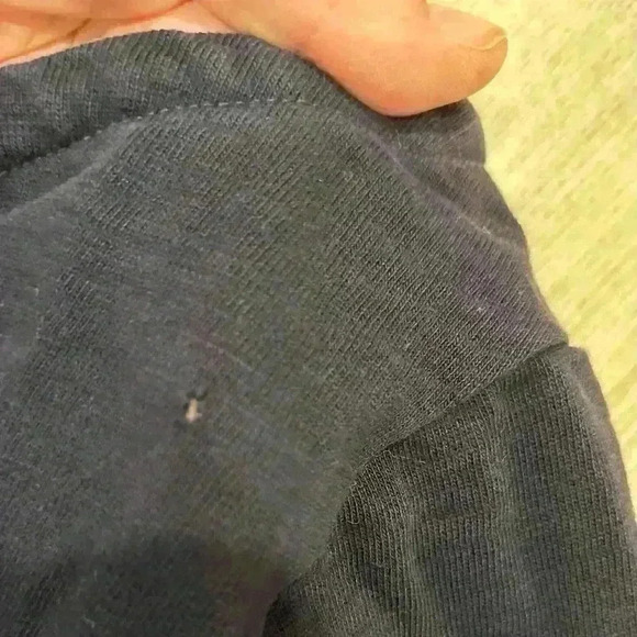 J Crew Women’s Long Sleeve Color Block Tunic Navy Coral Zipper Sweater Size S - Picture 9 of 9